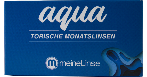 meineLinse aqua torische Monatslinsen 3er
