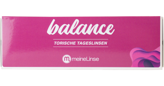 meineLinse balance torische Tageslinsen 30er